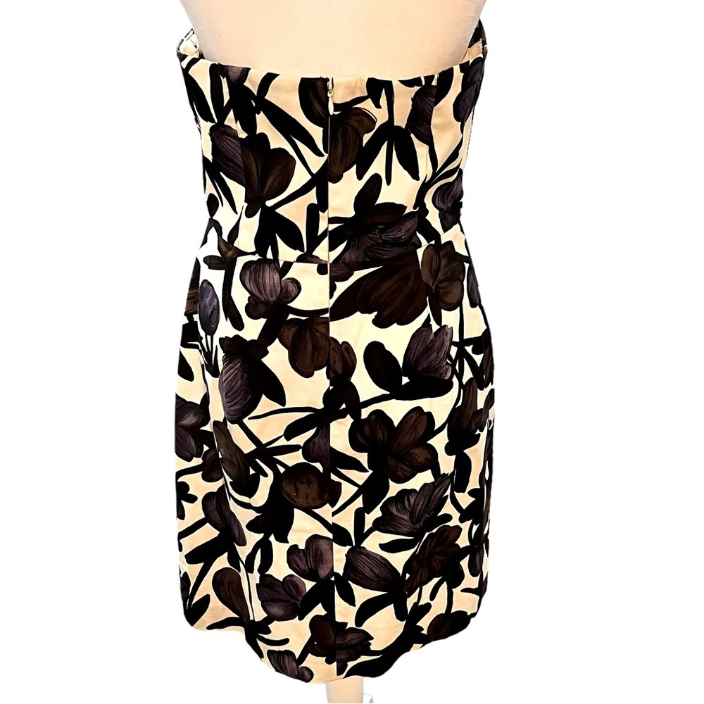 Banana Republic Floral Strapless Mini Dress Size 10 - Picture 6 of 10